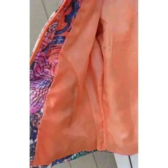 Vintage Keren Hart Floral Print Tapestry Womans Jacket Size Large Colorful Art - Picture 7 of 7